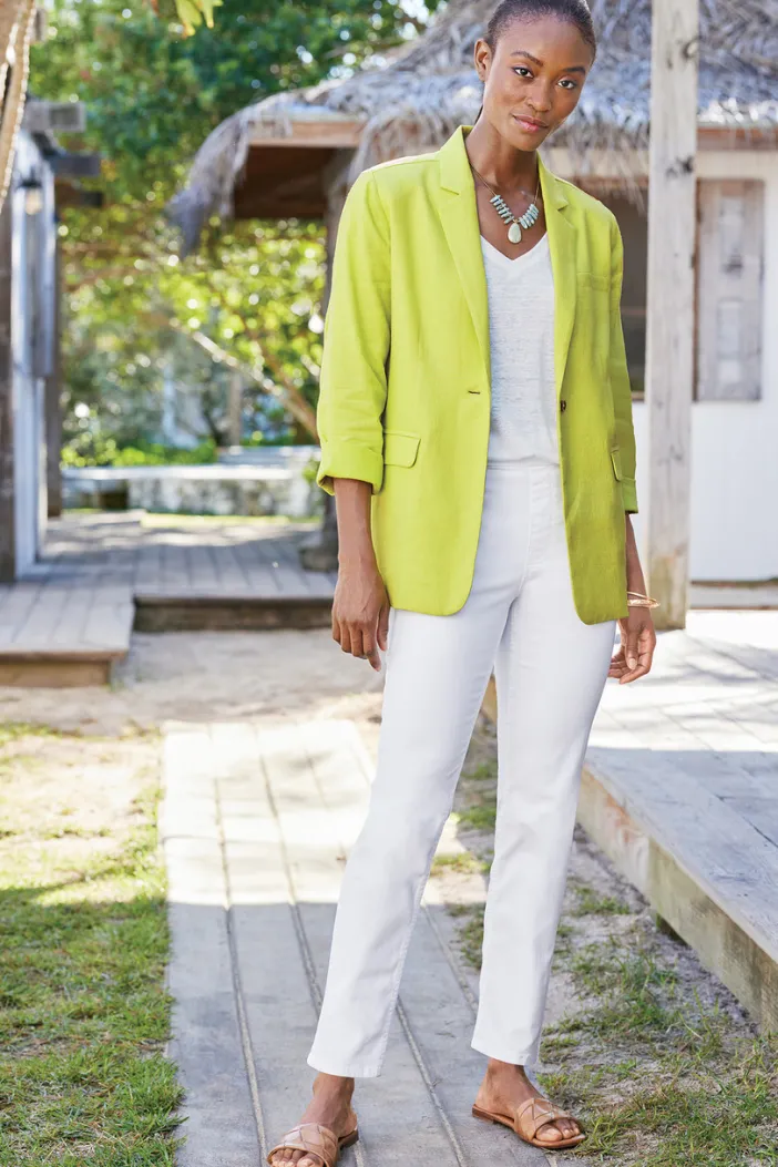 Soft Surroundings Jeans|Ultimate Denim Pull-On Slim Leg Jeans