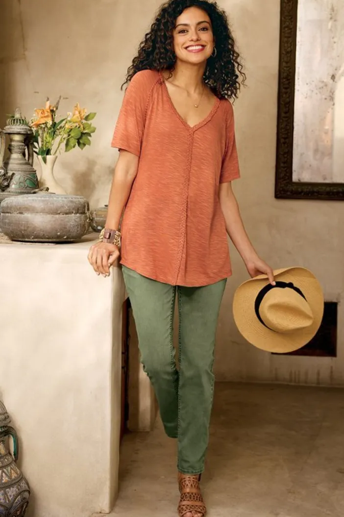 Soft Surroundings Jeans|Ultimate Denim Pull-On Slim Leg Jeans