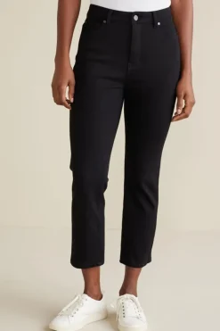 Soft Surroundings Jeans|Ultimate Denim Slim Leg Crop Jeans