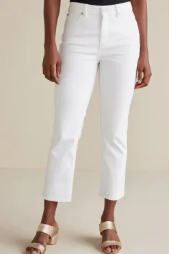 Soft Surroundings Jeans|Ultimate Denim Slim Leg Crop Jeans