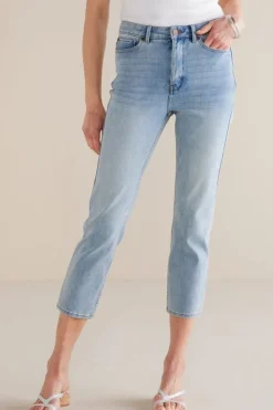 Soft Surroundings Jeans|Ultimate Denim Slim Leg Crop Jeans