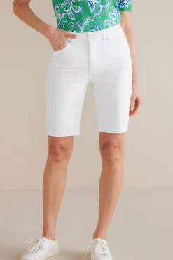 Soft Surroundings Jeans|Pants|Ultimate Denim Slim Leg Shorts TidalBlueWash