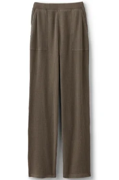 Soft Surroundings Pants|Vala Waffle Pull-On Pants DustyOlive