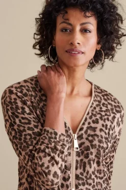 Soft Surroundings Tops|Sweaters & Cardigans|Valentina Zip Sweater