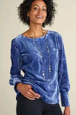 Soft Surroundings Tops|Vanetta Velvet Top