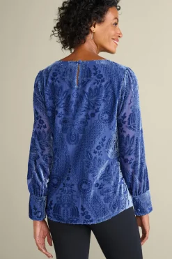 Soft Surroundings Tops|Vanetta Velvet Top