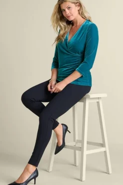 Soft Surroundings Tops|Velvet Alyssa Knit Top