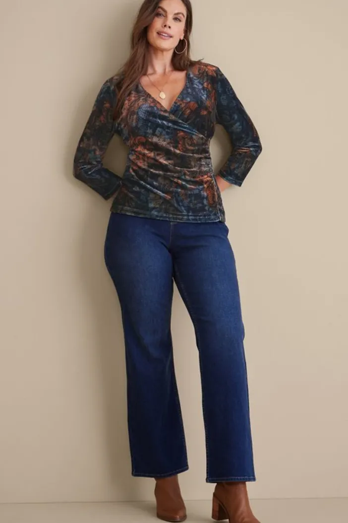 Soft Surroundings Tops|Velvet Alyssa Knit Top