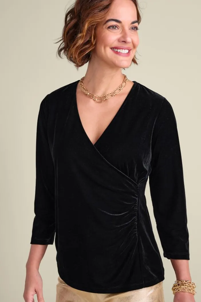 Soft Surroundings Tops|Velvet Alyssa Knit Top