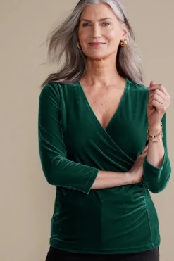 Soft Surroundings Tops|Velvet Alyssa Knit Top