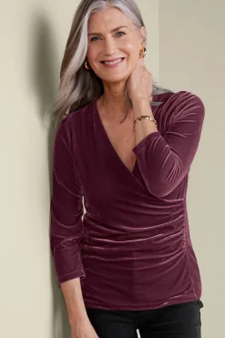 Soft Surroundings Tops|Velvet Alyssa Knit Top