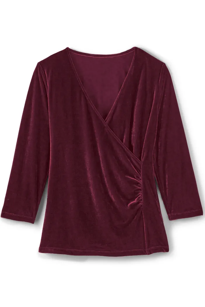 Soft Surroundings Tops|Velvet Alyssa Knit Top