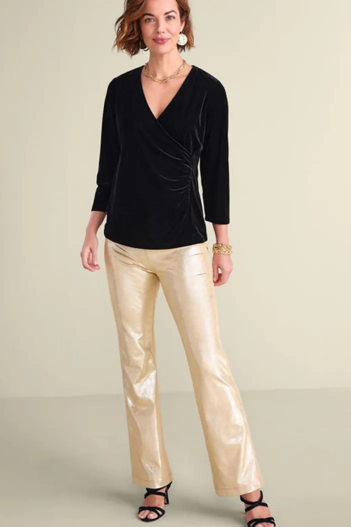 Soft Surroundings Tops|Velvet Alyssa Knit Top