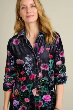 Soft Surroundings Tops|Tunics & Leggings|Velvet Boyfriend Tunic Shirt