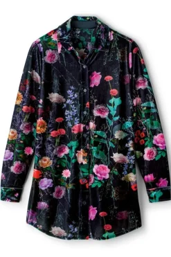 Soft Surroundings Tops|Tunics & Leggings|Velvet Boyfriend Tunic Shirt