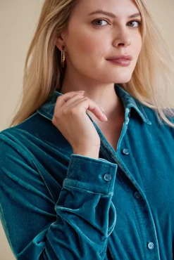 Soft Surroundings Tops|Tunics & Leggings|Velvet Boyfriend Tunic Shirt