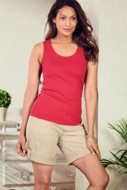 Soft Surroundings Tops|Veronica Ribbed Tank