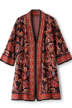 Soft Surroundings Tops|Sweaters & Cardigans|Vitrine Jacquard Cardigan FallGarden