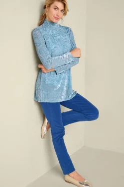 Soft Surroundings Tops|Walden Velvet Turtleneck