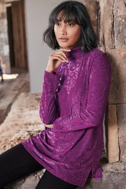 Soft Surroundings Tops|Walden Velvet Turtleneck