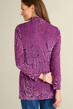 Soft Surroundings Tops|Walden Velvet Turtleneck