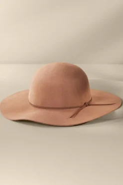 Soft Surroundings Hats|Westie Wool Floppy Hat Camel