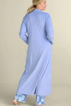 Soft Surroundings Sleepwear & Lounge|Zinfandel Zip Up Robe PorcelainBlue